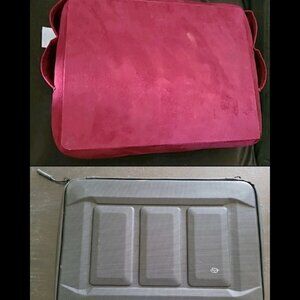 Combination Laptop/Tablet Hardcover Case (Comfyable) And Lap Pillow (Simplyhome)